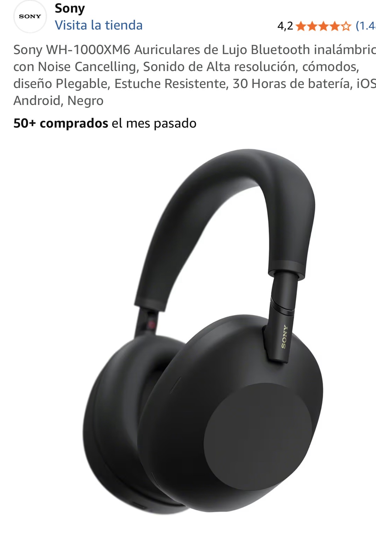 Sony WH-1000XM6